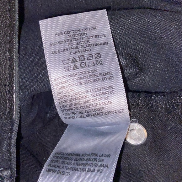 lucky brand high rise skinny Bridgette black jeans super cute button fly pants - Picture 6 of 16